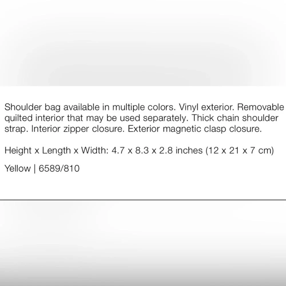 ZARA unique bag in bag Shoulder bag in gorgeous yellow with Gold chain 🔥🔥🔥 - Picture 10 of 11